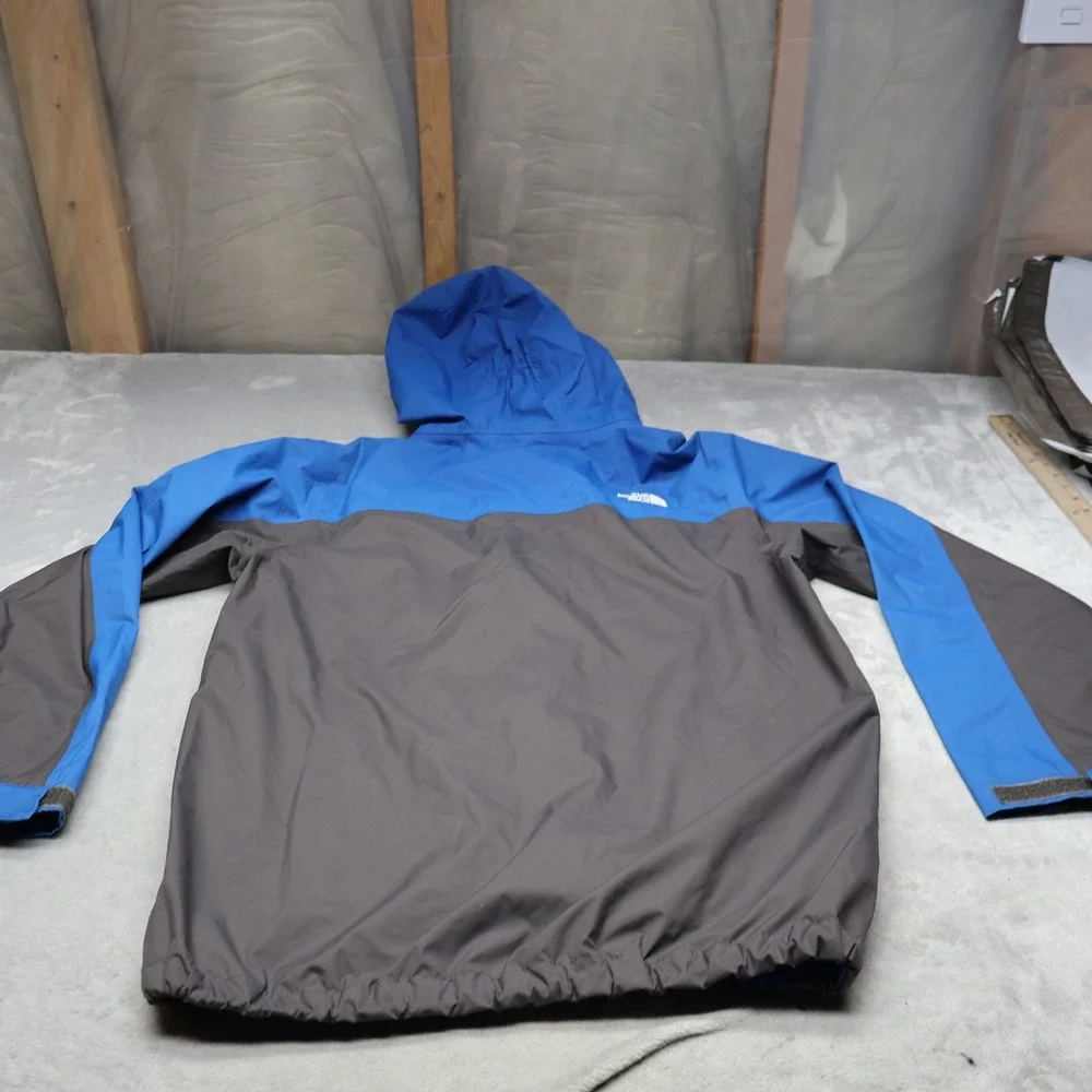 North Face HyVent Rain Jacket Boys XL‎ 18-20 Blue Waterproof Hooded 3in1 Shell
